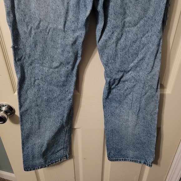 Vintage Riders By LEE Light Wash Staight‎ Leg Jeans Men's 32x30 Fair Condition - Picture 6 of 14